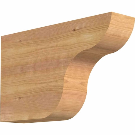 Ekena Millwork Carmel Smooth Rafter Tail, Western Red Cedar, 3 1/2"W x 10"H x 16"L RFT04X10X16CAR00SWR